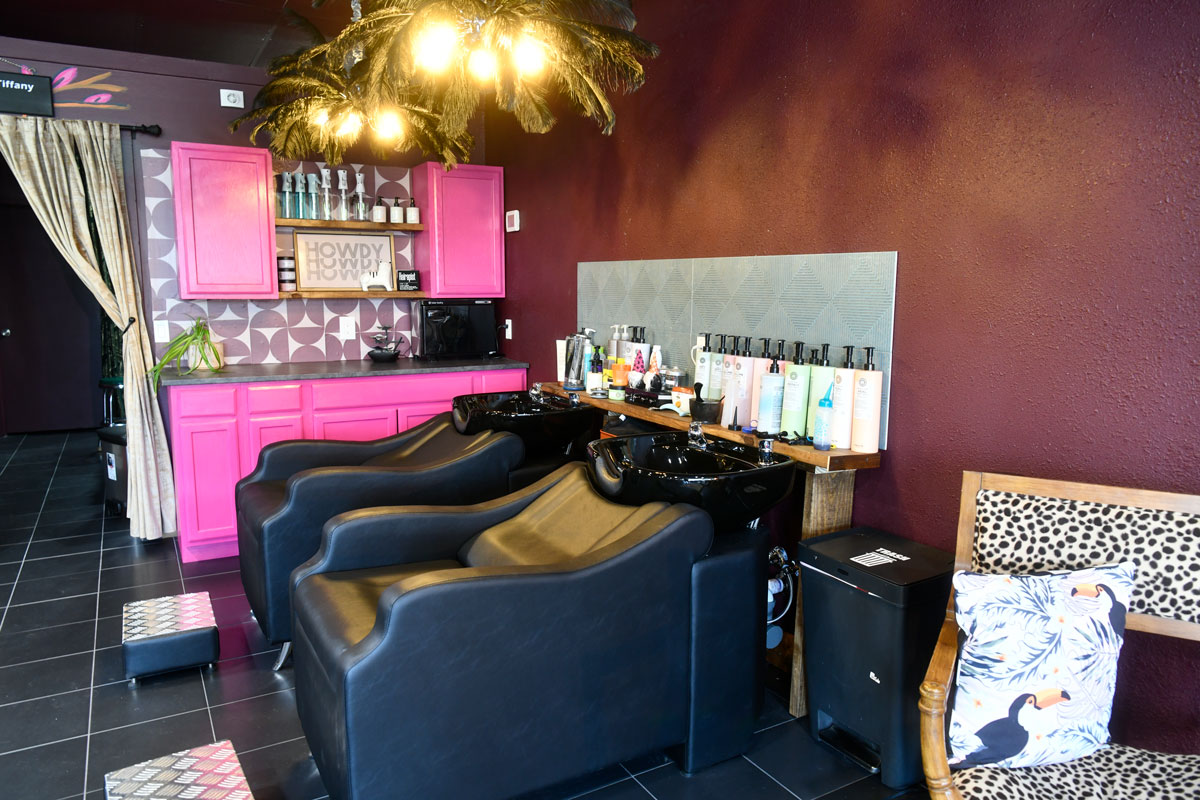 Image of booth at BB 63 Salon