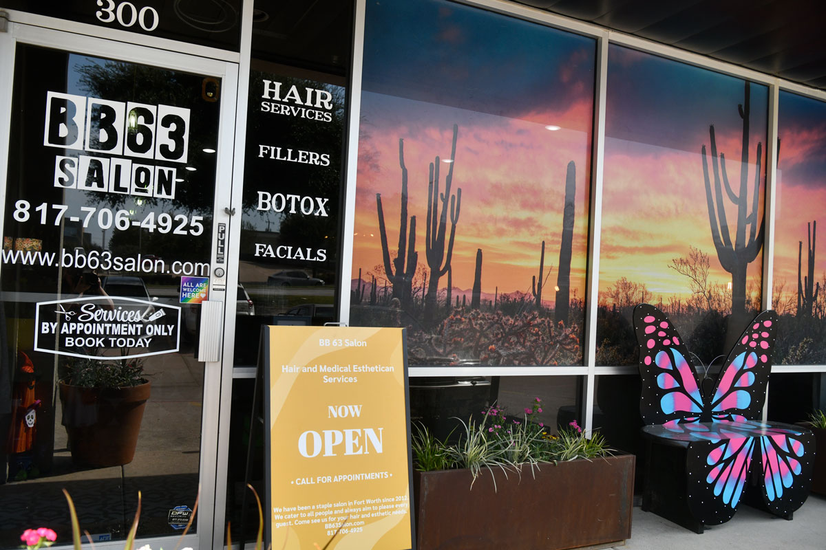 Image of booth at BB 63 Salon