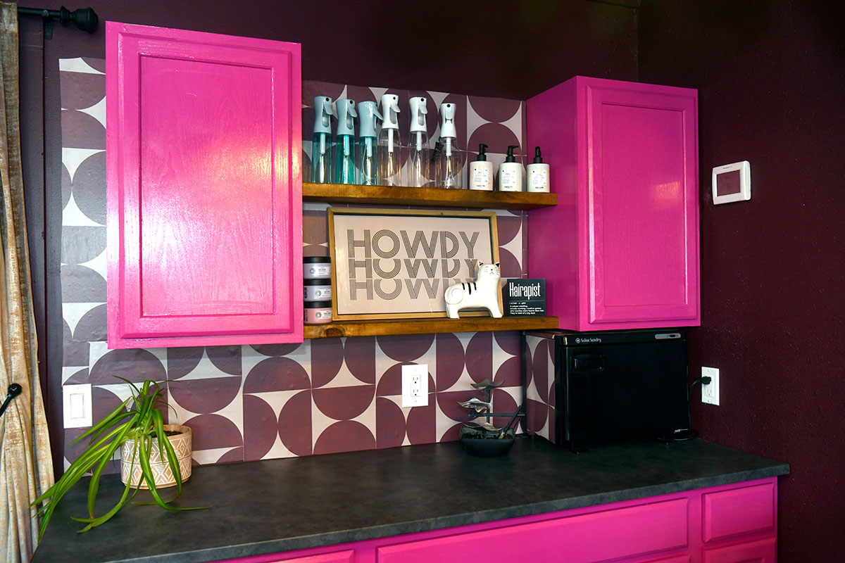 Image of booth at BB 63 Salon